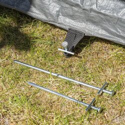 25 STK Zeltheringe stabil als Vorrats-Set für viele Fixierpunkte – ideal für Plane, Sonnensegel, Camping, Garten, Reifentaschen, Wohnmobil & Wohnwagen
