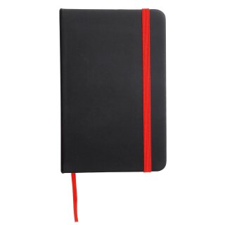 Notizbuch rot / schwarz