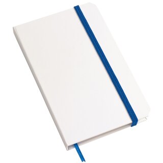 Notizbuch blau/weiß