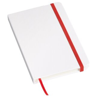 Notizbuch rot/weiß